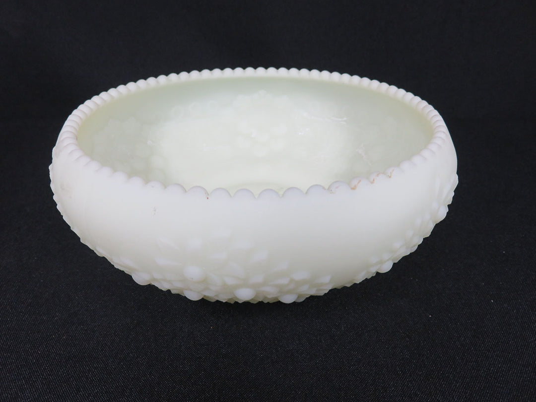 Fenton Custard Uranium Glass Bowl
