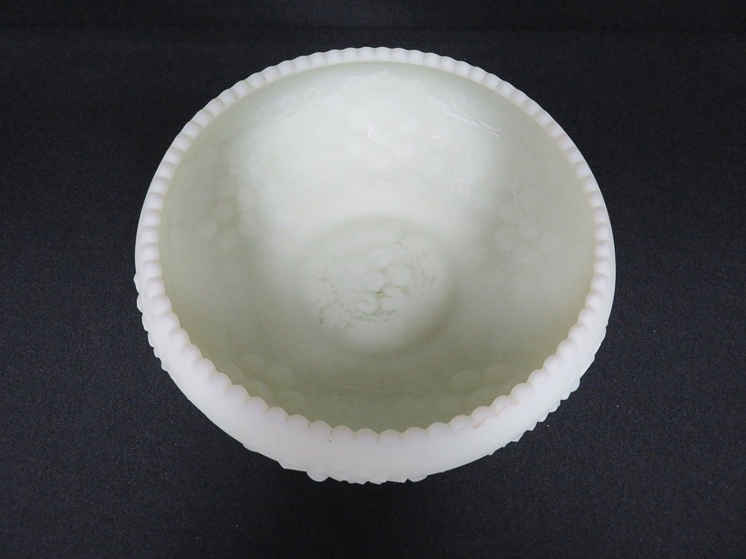 Fenton Custard Uranium Glass Bowl