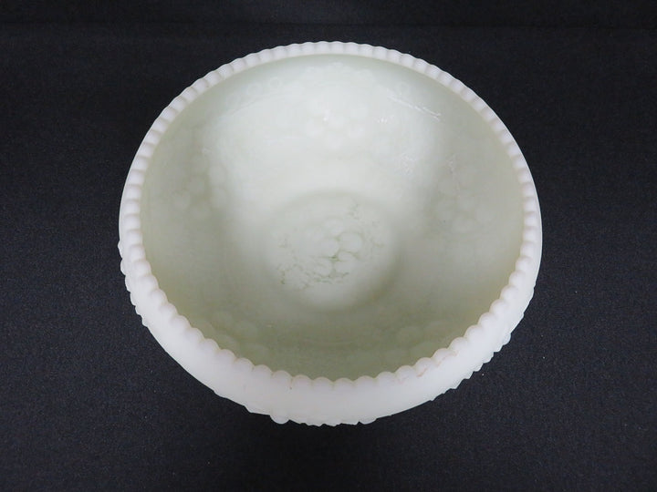 Fenton Custard Uranium Glass Bowl