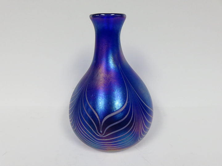 Iridescent Art Glass Vase