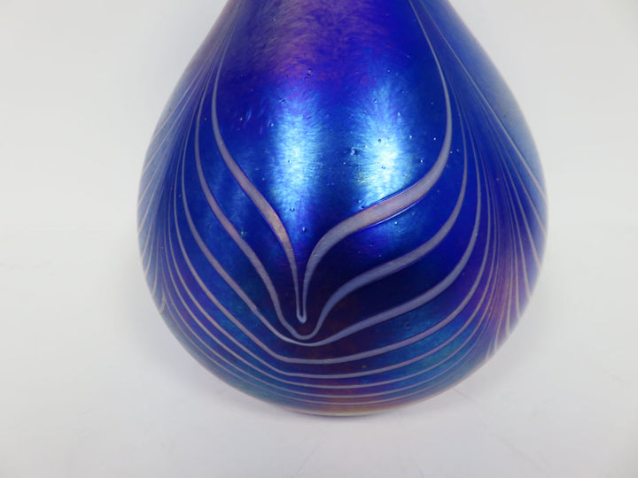 Iridescent Art Glass Vase