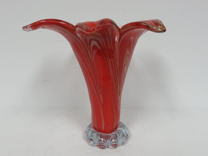 Murano Cased Glass Vase