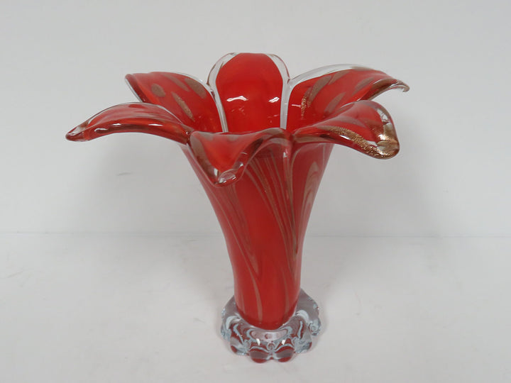 Murano Cased Glass Vase
