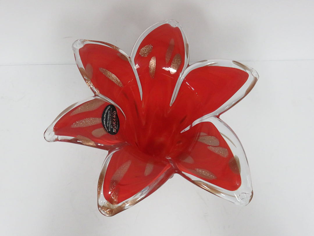 Murano Cased Glass Vase