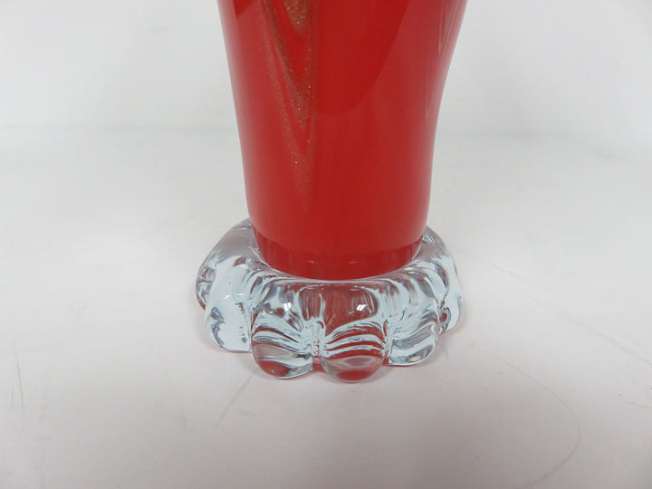 Murano Cased Glass Vase