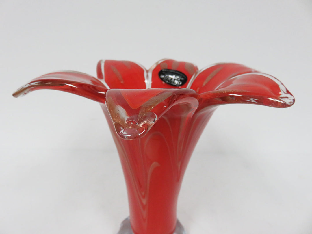 Murano Cased Glass Vase