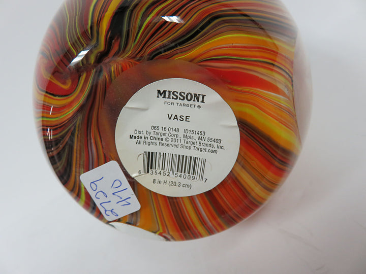 Missoni Art Glass Vase