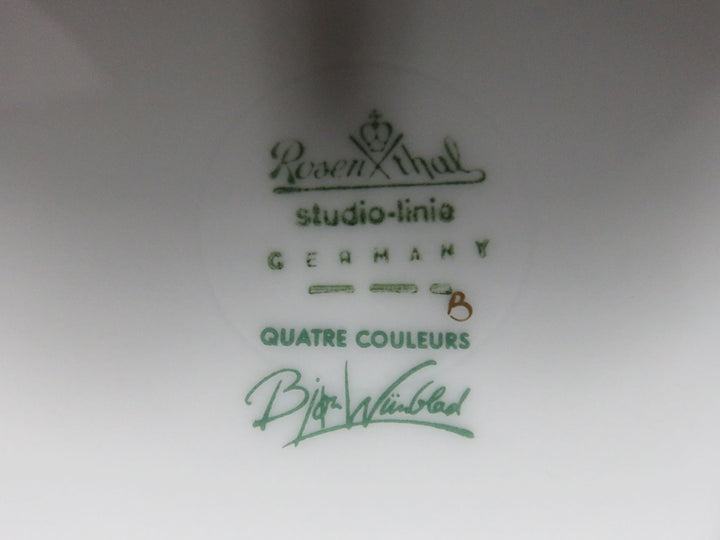 Rosenthal Quatre Couleurs Plate