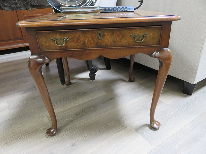 Kittinger Burled Wood End Table