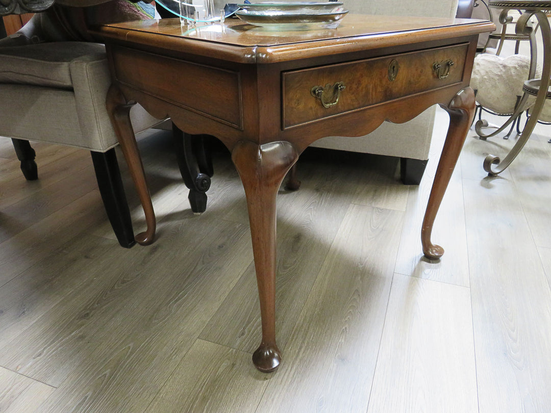 Kittinger Burled Wood End Table