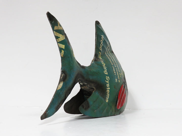 Recycled Fish Metal Sculpture
