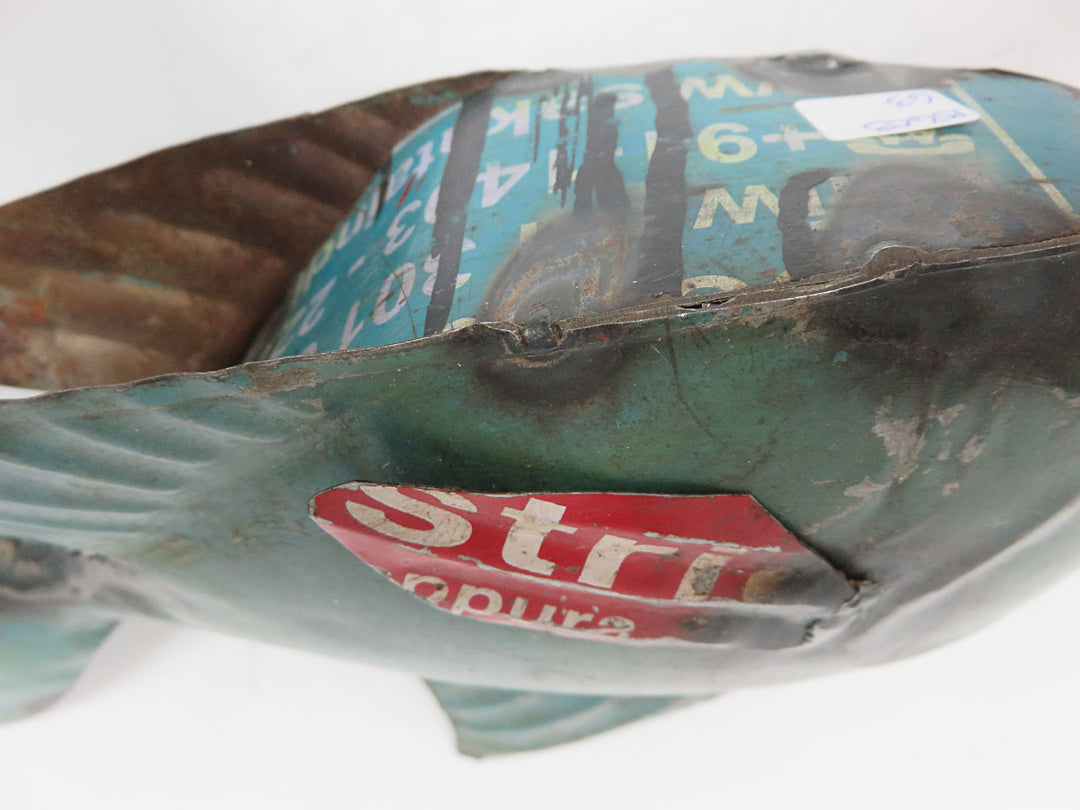 Recycled Fish Metal Sculpture