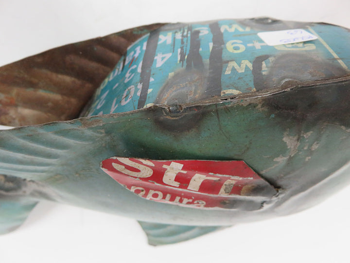 Recycled Fish Metal Sculpture