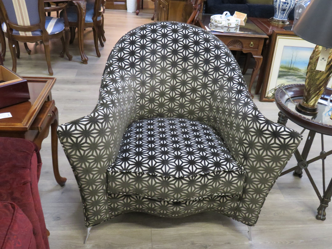 Contemporary Upholstered Arm Chair