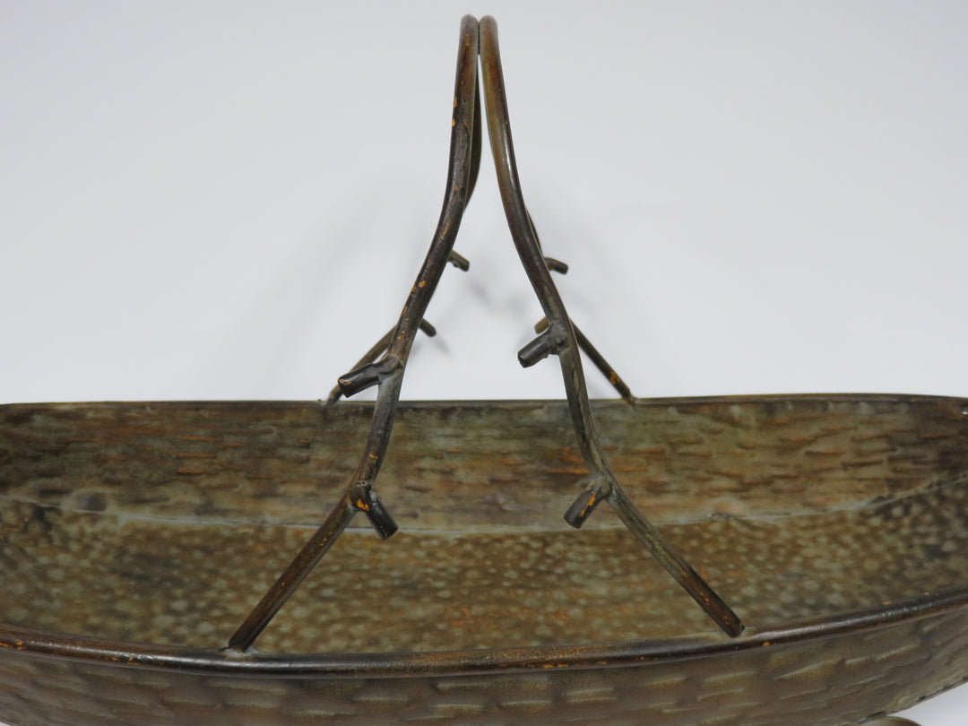 Metal Footed Basket