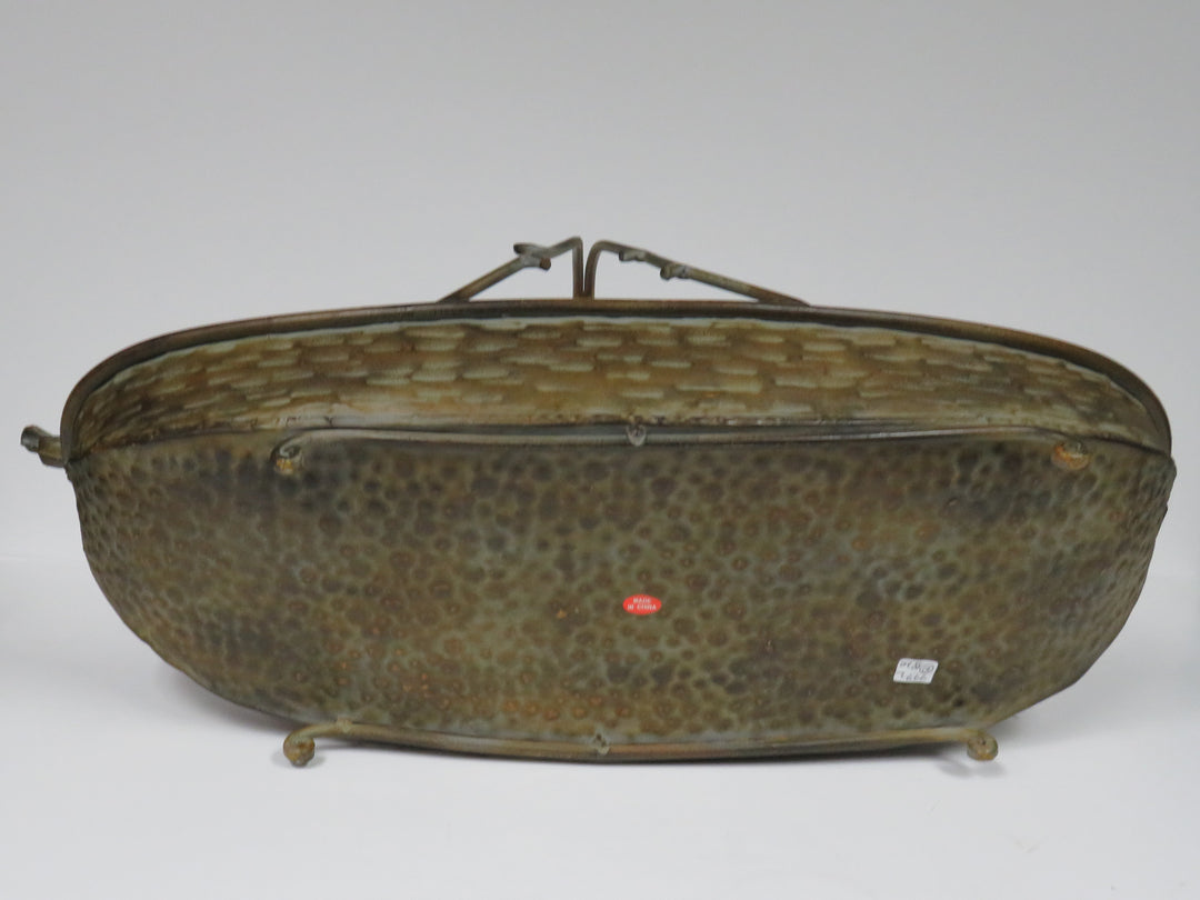 Metal Footed Basket