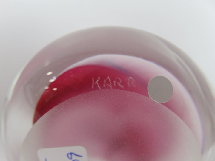 Karg Art Glass Paperweight