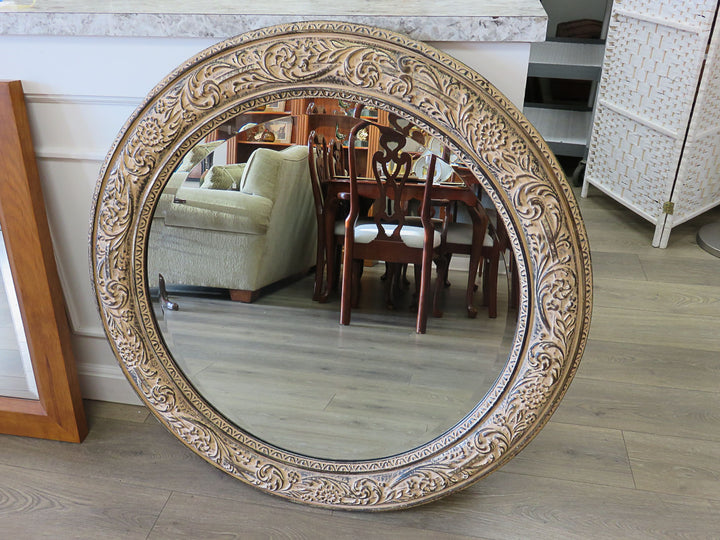 Ornate Round Mirror