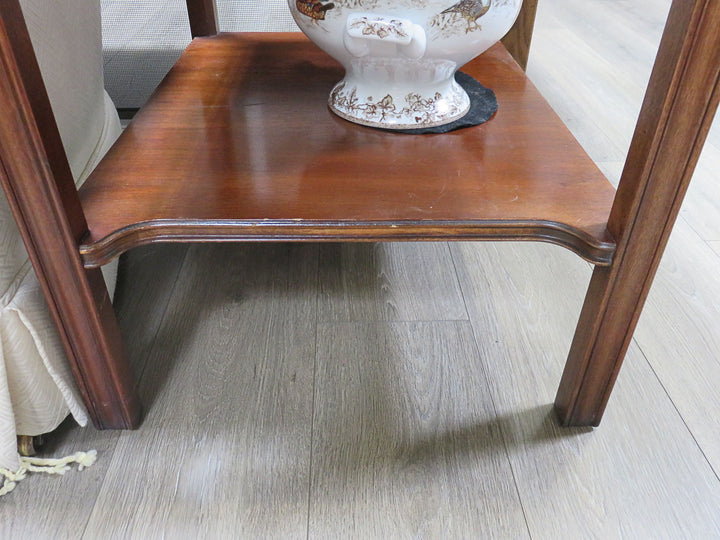 Hickory Asian Inspired End Table