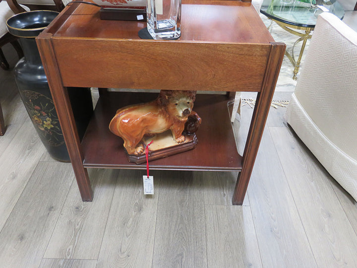 Hickory Asian Inspired End Table