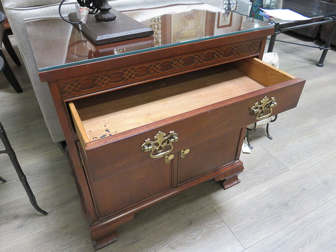 Baker MCM Chippendale Nightstand