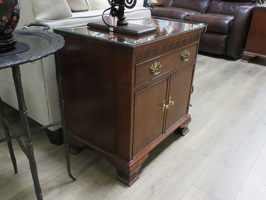 Baker MCM Chippendale Nightstand