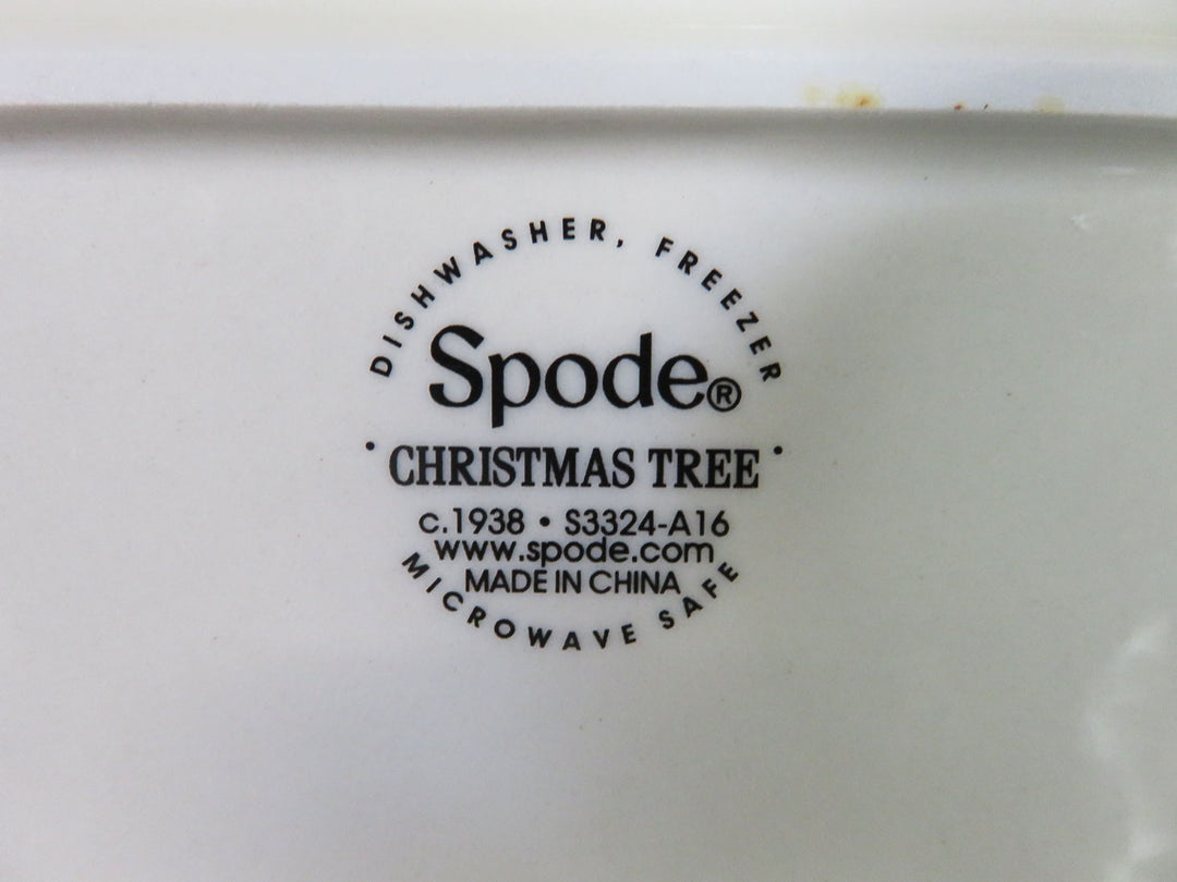 Spode Christmas Tree Dessert Platter