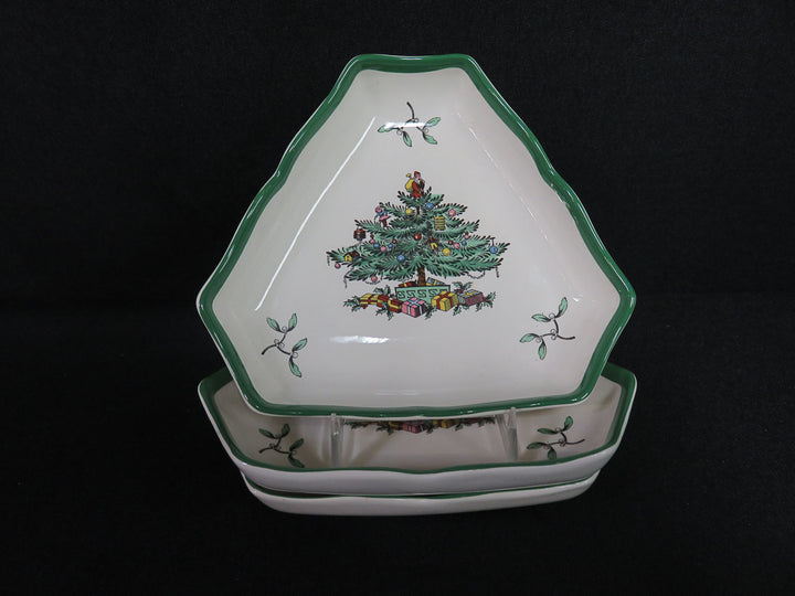 Spode Christmas Tree Tidbit Dishes