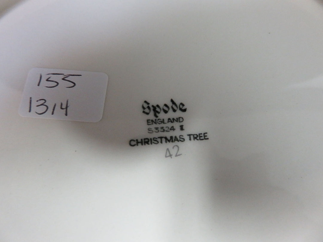 Spode Christmas Tree Handled Dish