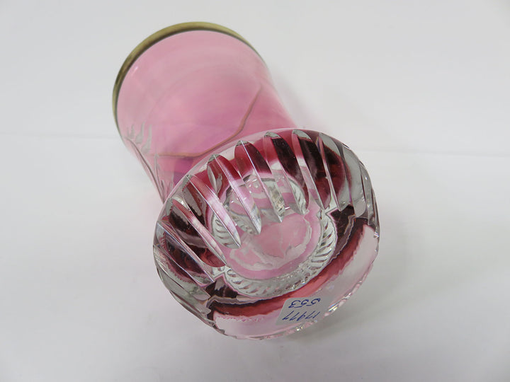Cranberry Tinted Vase