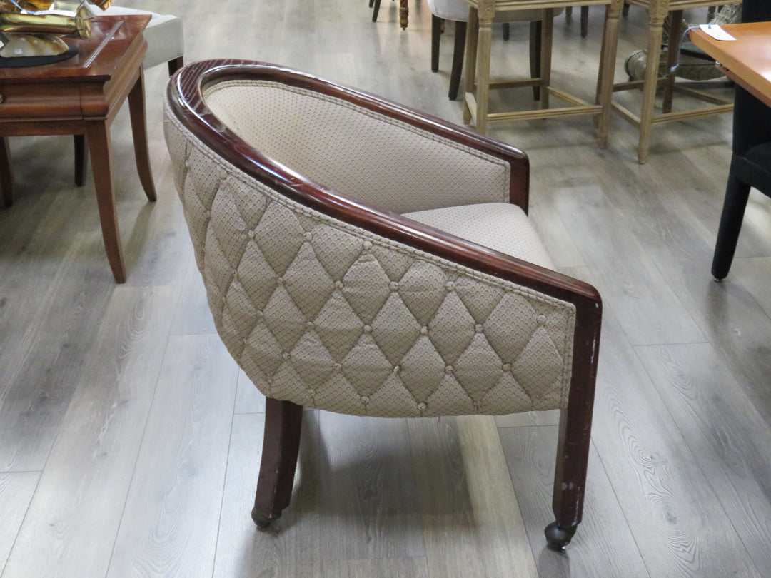 Upholstered Barrel Chair