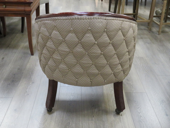 Upholstered Barrel Chair