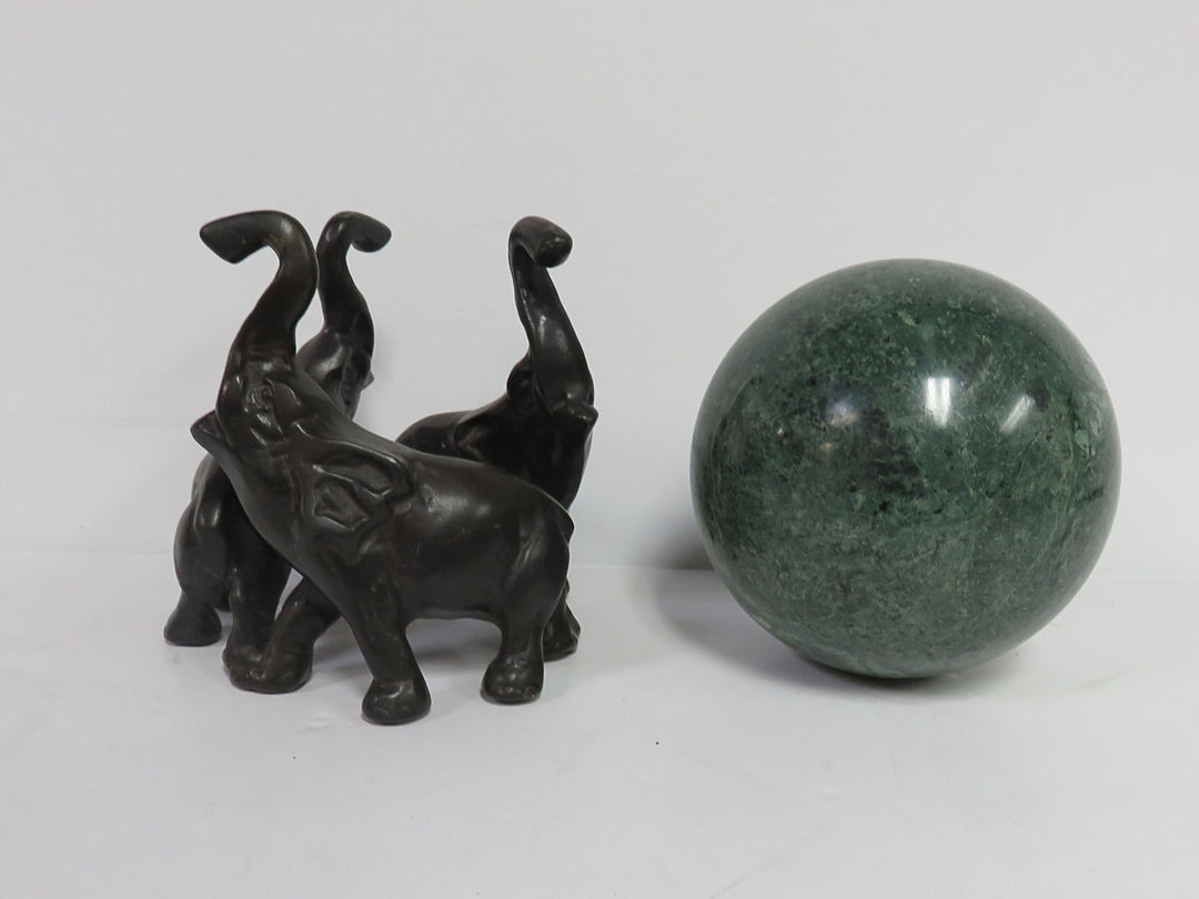Vintage Lucky Elephant Sculpture