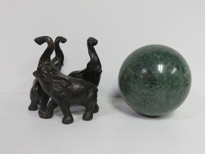 Vintage Lucky Elephant Sculpture