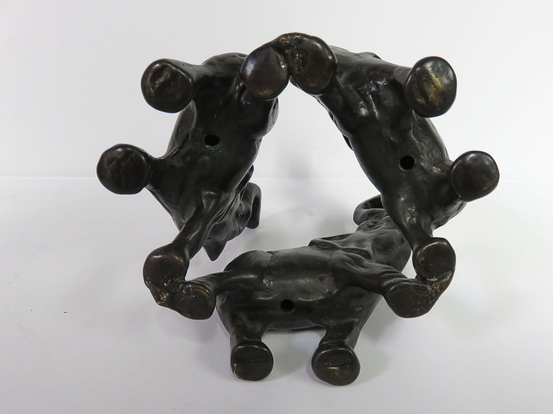 Vintage Lucky Elephant Sculpture