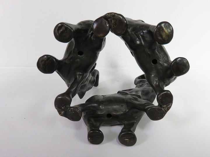Vintage Lucky Elephant Sculpture