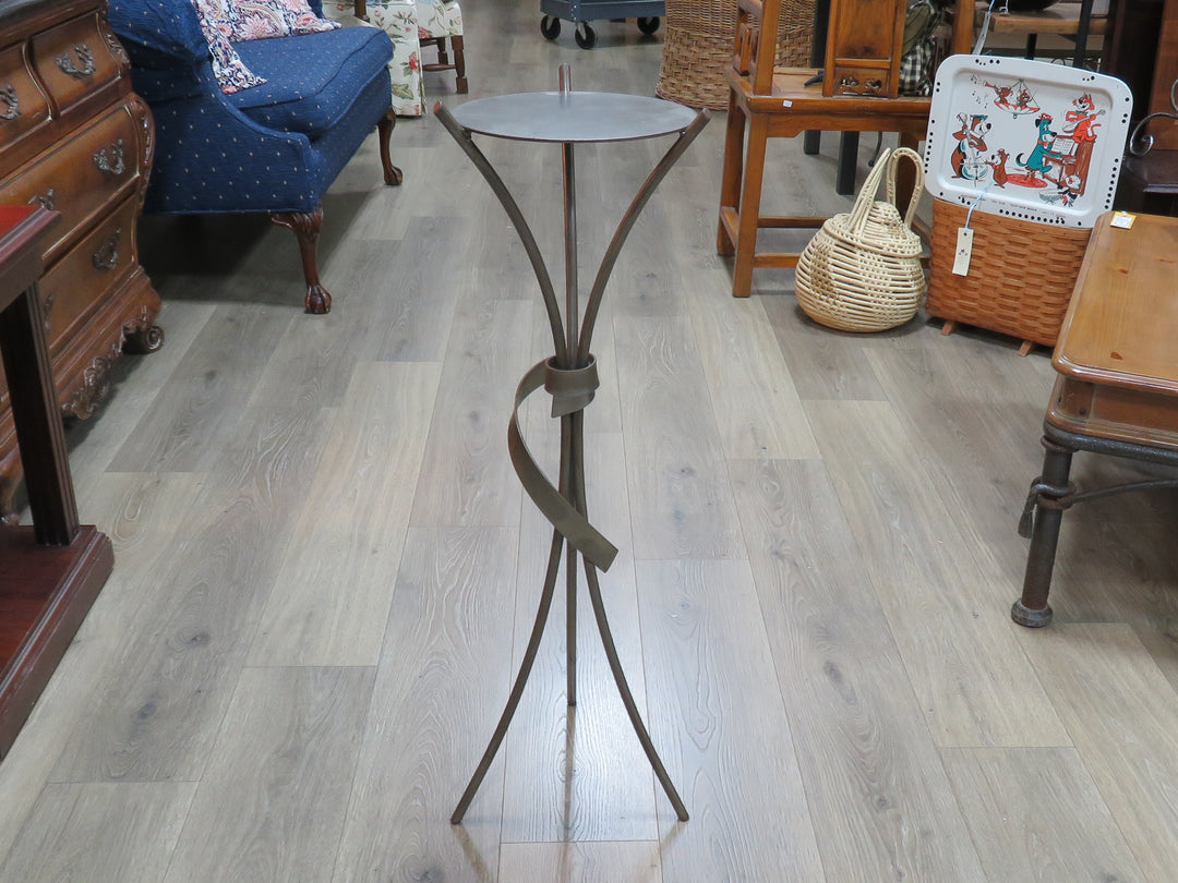 Contemporary Metal Plant Stand/Pedestal