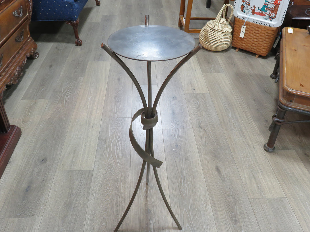 Contemporary Metal Plant Stand/Pedestal