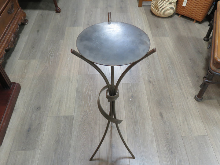 Contemporary Metal Plant Stand/Pedestal