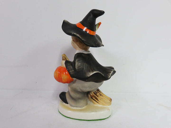 Lefton Halloween Boy on Broom