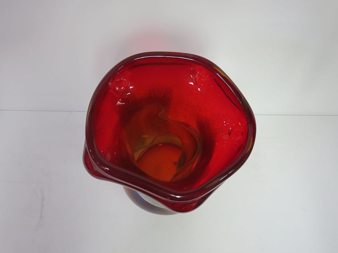 Dino Martens Hand Blown Pinched Vase