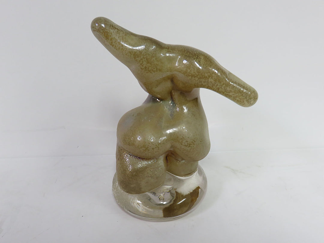 Art Glass Female Torso Sculpture