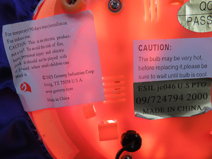Halloween Fiber Optic Jack O' Lantern
