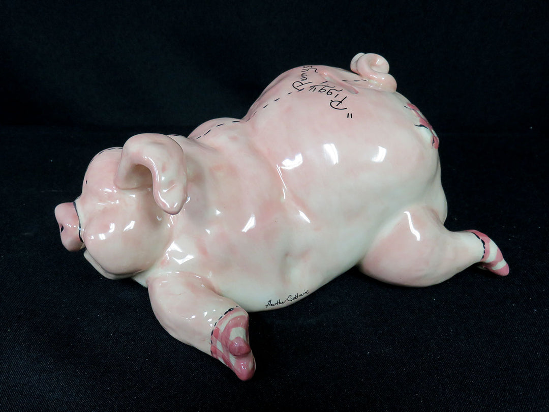 Blue Sky Pink Piggy Bank
