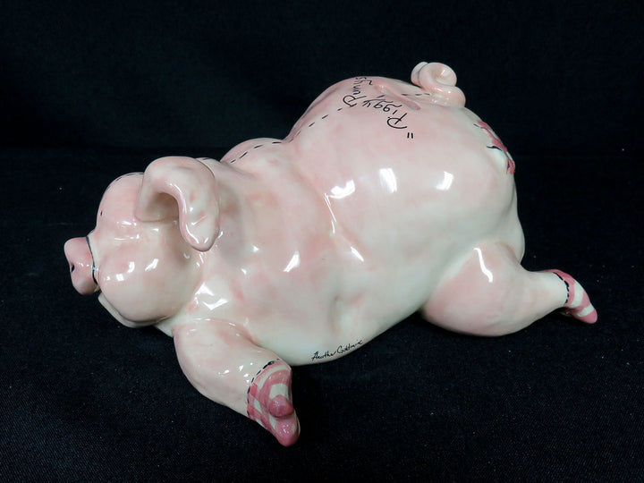 Blue Sky Pink Piggy Bank
