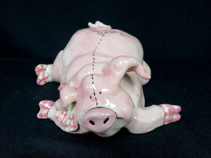Blue Sky Pink Piggy Bank