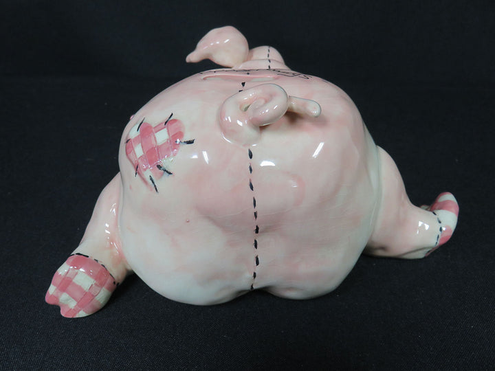 Blue Sky Pink Piggy Bank