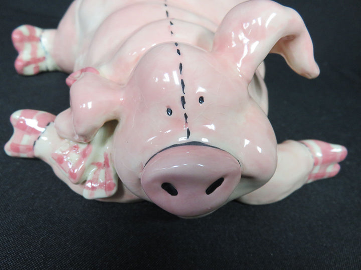 Blue Sky Pink Piggy Bank