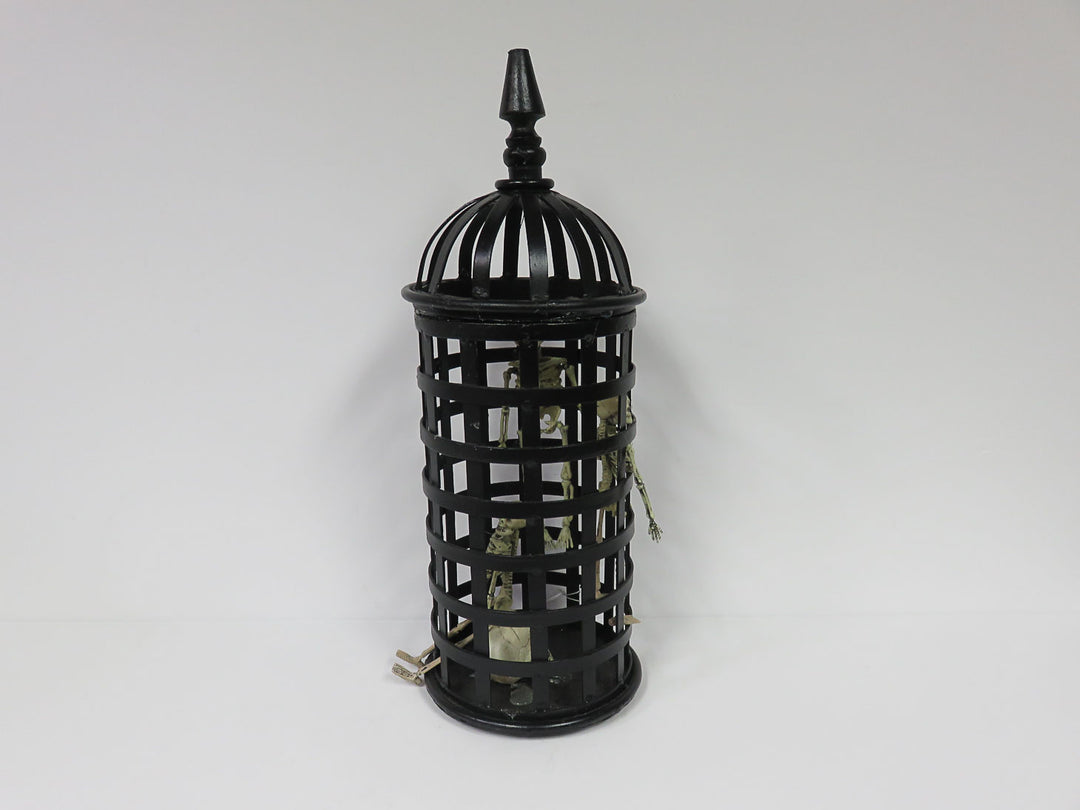 Skeletons in a Cage Decor