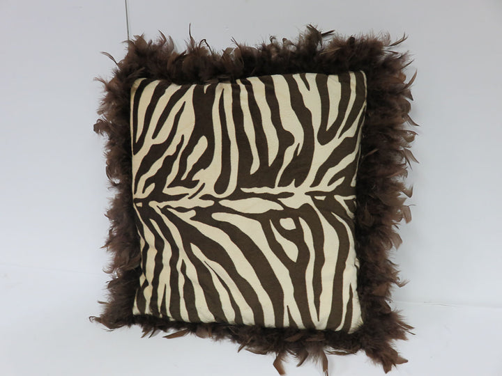 Zebra Print Throw Pillow